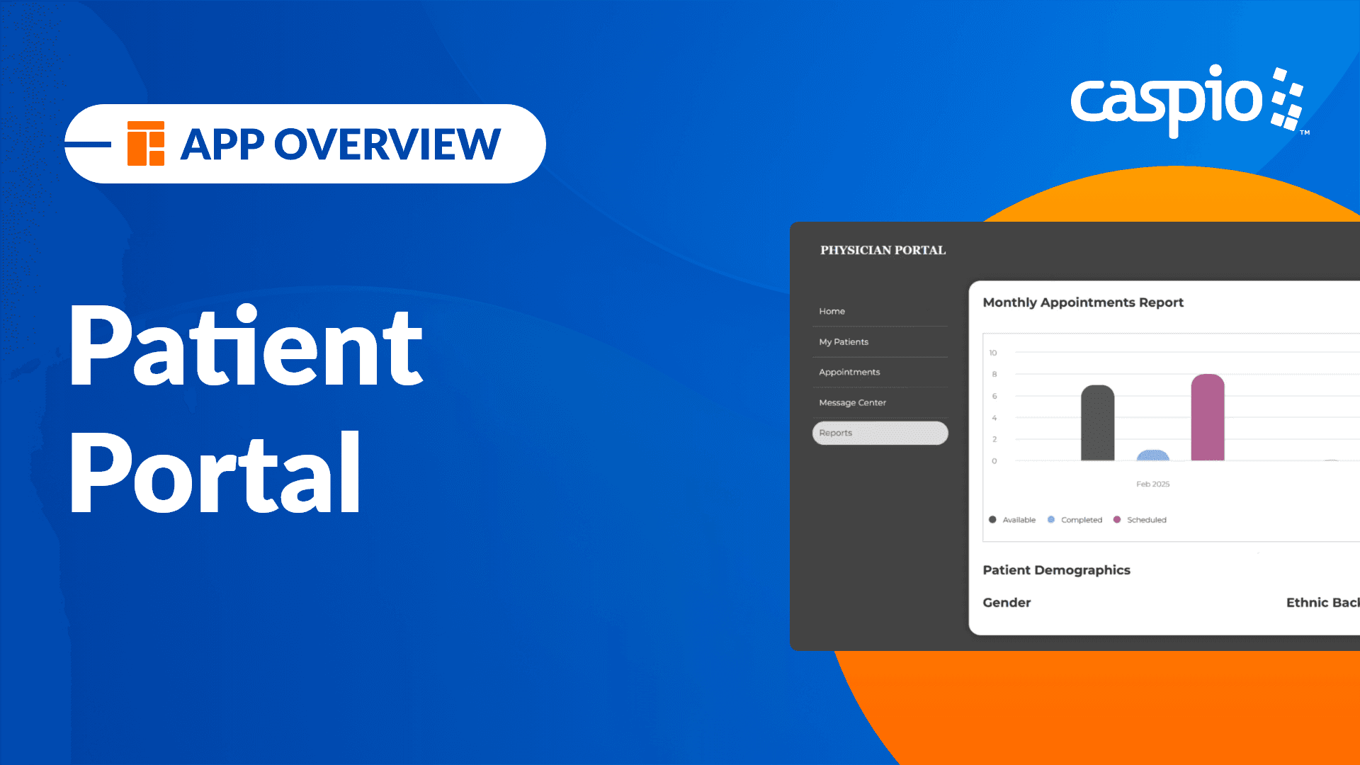 Video overview of Caspio's Patient Portal app