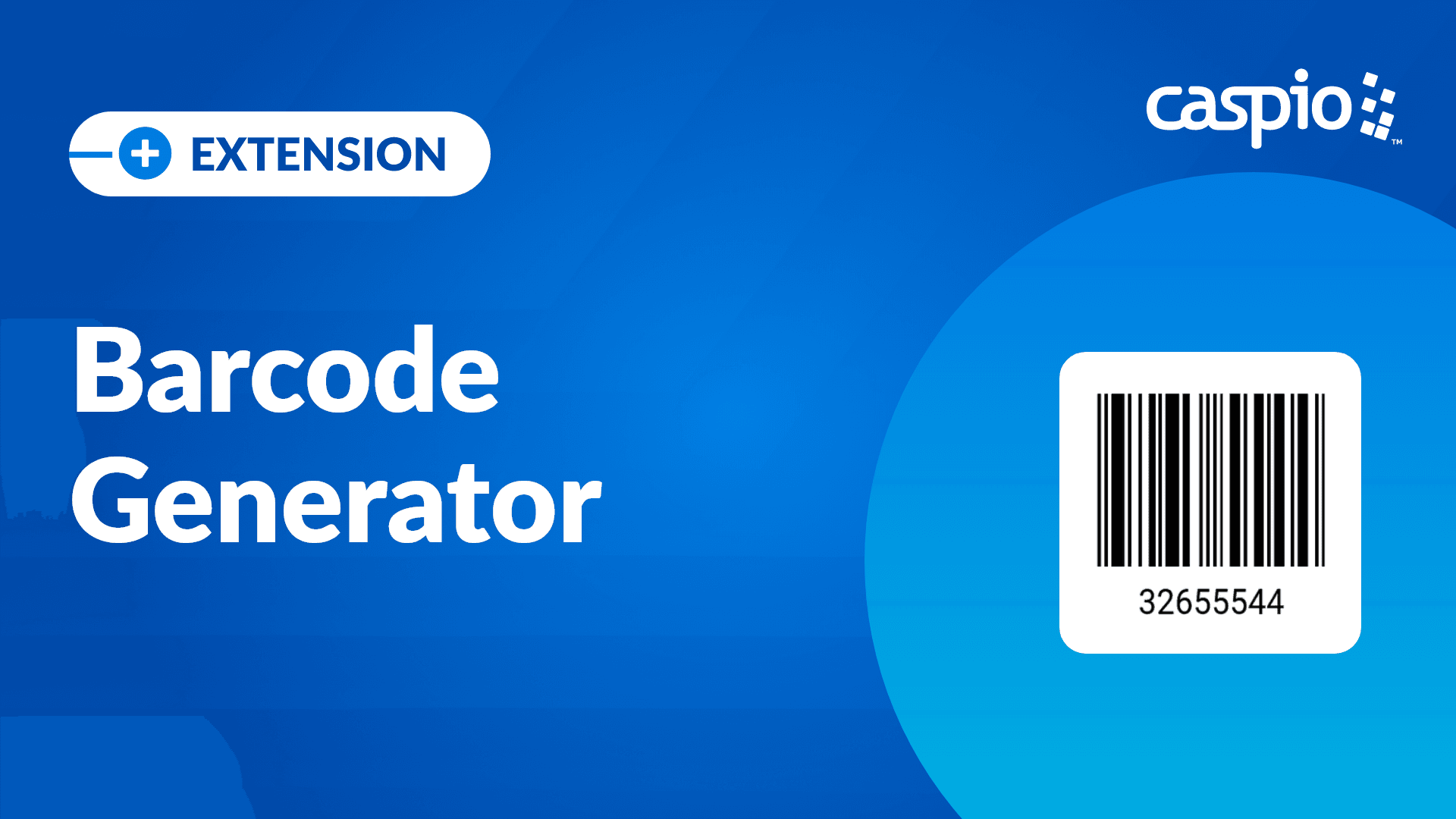 Video overview of Caspio's Barcode Generator extension