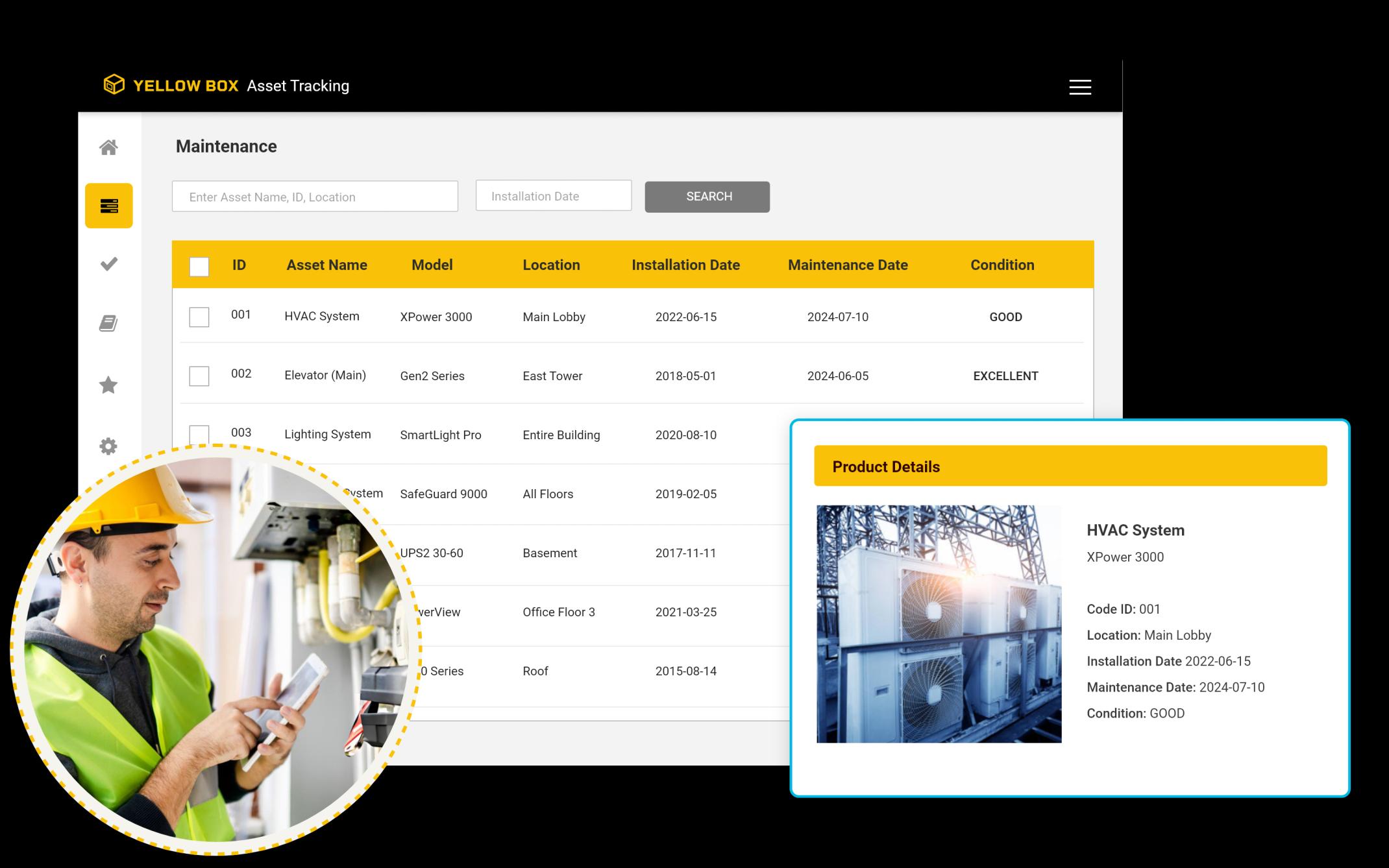 Improve asset tracking using QR codes to instantly access and update asset details.